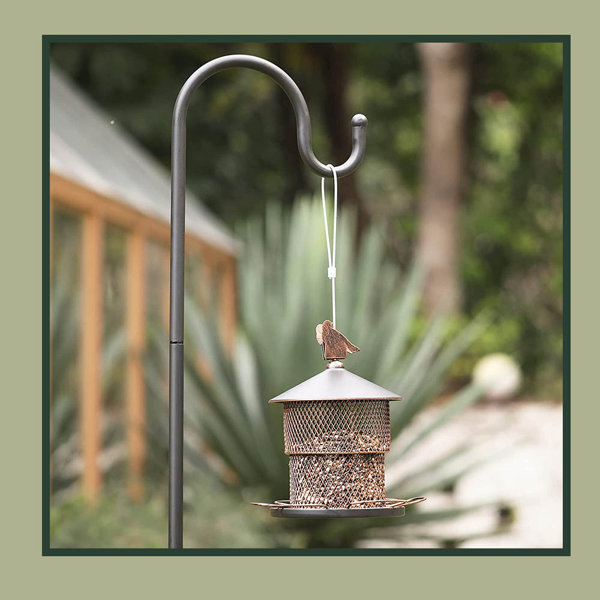 NKJUNEER Bird Feeder Pole Heavy Duty Plant Hangers Outdoor For Garden